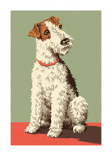 Fox Terrier Dog 50x70 cm