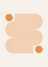 Geometric sun 50x70 cm