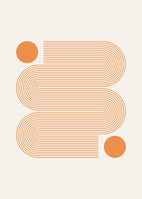 Geometric sun 50x70 cm