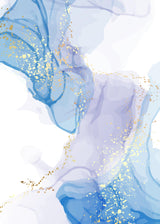 Gold sprinkle over vail 50x70 cm