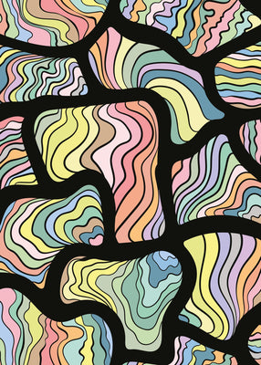 Groove is in the tiles 50x70 cm