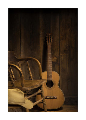 Guitars that are used 50x70 cm