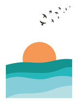 Illustration Of Sunrise 30x40 cm