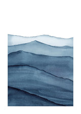 Indigo Waves 50x70 cm