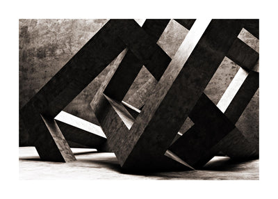 Intertwined Architecture 50x70 cm