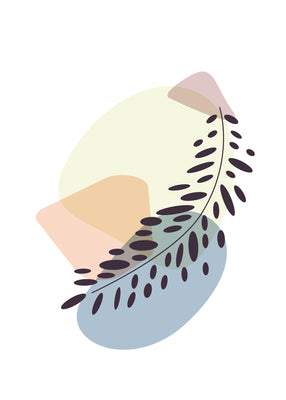 Jungle leaf I 50x70 cm