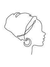 Line Art Silhouette 30x40 cm