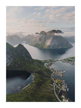 Lofoten aerial 30x40 cm