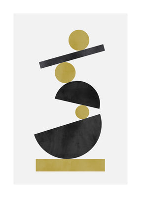 Minimalist Circles 50x70 cm