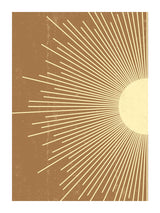 Minimalist Sun 30x40 cm