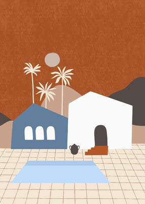 My favorite illustrated view II 50x70 cm