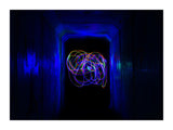 Neon Swirl 30x40 cm
