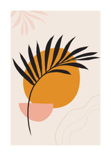 Palms away illustration IV 50x70 cm