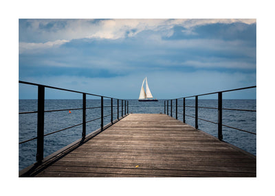 Sailing is where the heart is 50x70 cm
