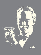 Sir in grey 30x40 cm