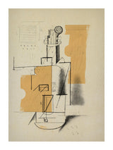 Sketch Of Violin 30x40 cm