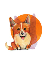 Sweet Orange puppy love 50x70 cm