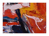 Swirls Of Red 30x40 cm