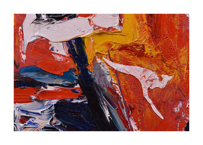 Swirls Of Red 50x70 cm