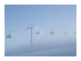 The ski lift 30x40 cm