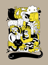 The gang 30x40 cm