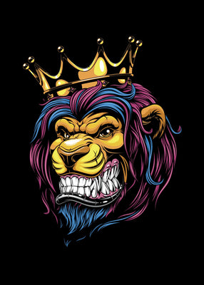 The king 50x70 cm