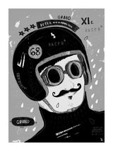 The racer 30x40 cm