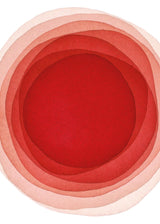 Watered out Red 50x70 cm