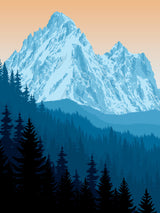 Woodland mountains 30x40 cm