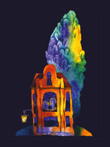 Ye ol tree - ye ol house 30x40 cm