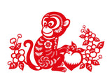 Year Of The Monkey 30x40 cm