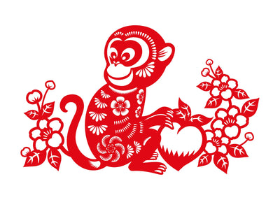 Year Of The Monkey 50x70 cm