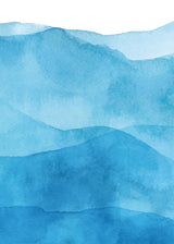 shades of blue 50x70 cm