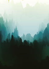 the seven shades of green 50x70 cm