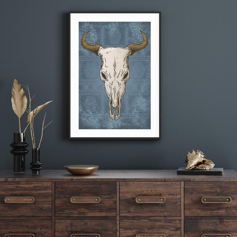 Bull Skull Illustration mood picture