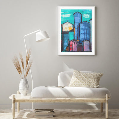 Abstract Houses mood picture