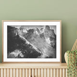 Abstract Mountains mood picture