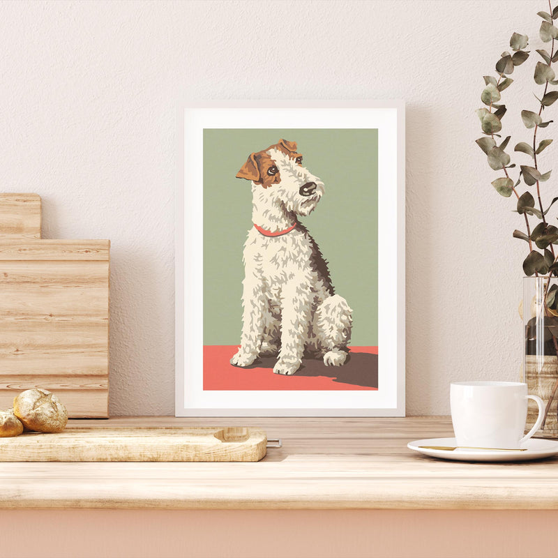 Fox Terrier Dog mood picture