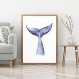 Watercolour Whale Tail mood picture