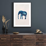 Elephant in Blue mood picture