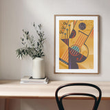 Abstract String instrument mood picture