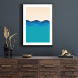Illustration of Waves mood picture