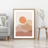 Illustration of Sunset mood picture