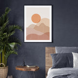 Illustration of Sunset mood picture