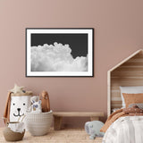 Cumulus Clouds on Black mood picture