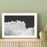 Cumulus Clouds on Black mood picture