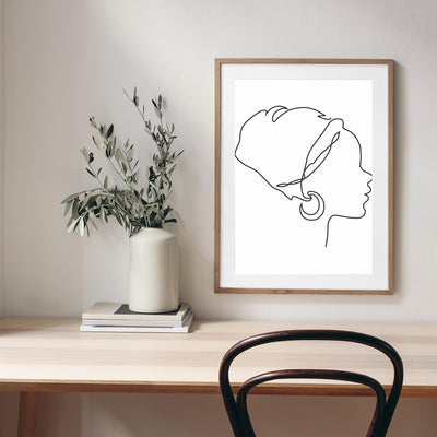 Line Art Silhouette mood picture