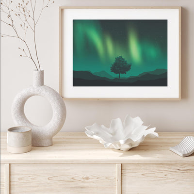 Aurora and the Tree mood picture