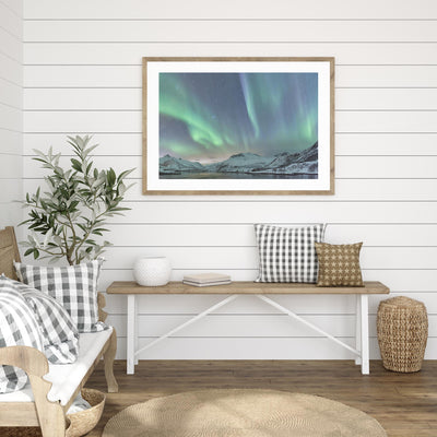 Aurora over Lofoten mood picture