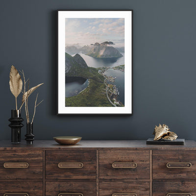 Lofoten Aerial mood picture